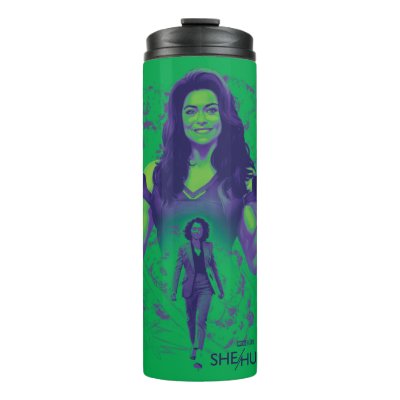 Jennifer Walters She-Hulk Explosive Graphic Thermal Tumbler
