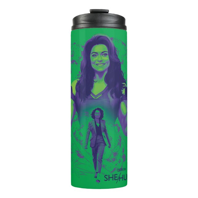Jennifer Walters She-Hulk Explosive Graphic Thermal Tumbler (Front)