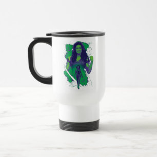 Jennifer Walters She-Hulk Explosive Graphic Travel Mug