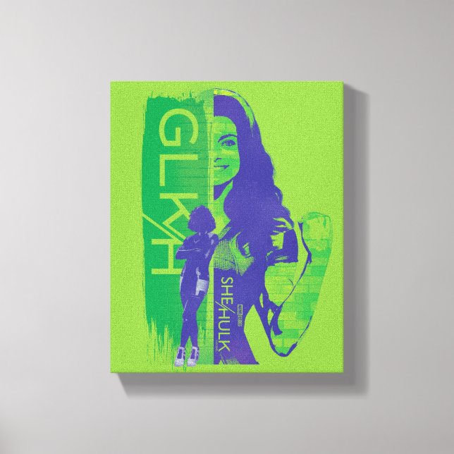 Jennifer Walters She-Hulk GLKH Graphic Canvas Print (Front)