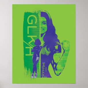 Jennifer Walters She-Hulk GLKH Graphic Poster