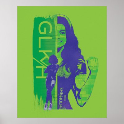 Jennifer Walters She-Hulk GLKH Graphic Poster