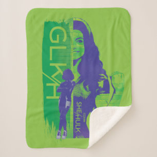 Jennifer Walters She-Hulk GLKH Graphic Sherpa Blanket