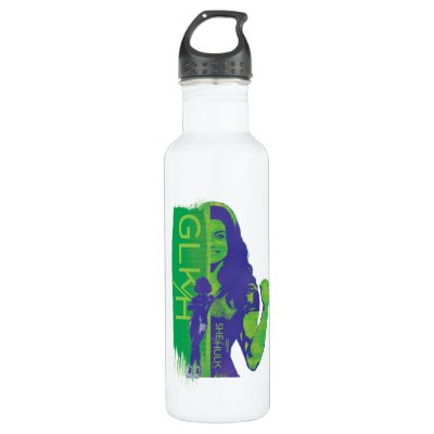 Jennifer Walters She-Hulk GLKH Graphic Stainless Steel Water Bottle