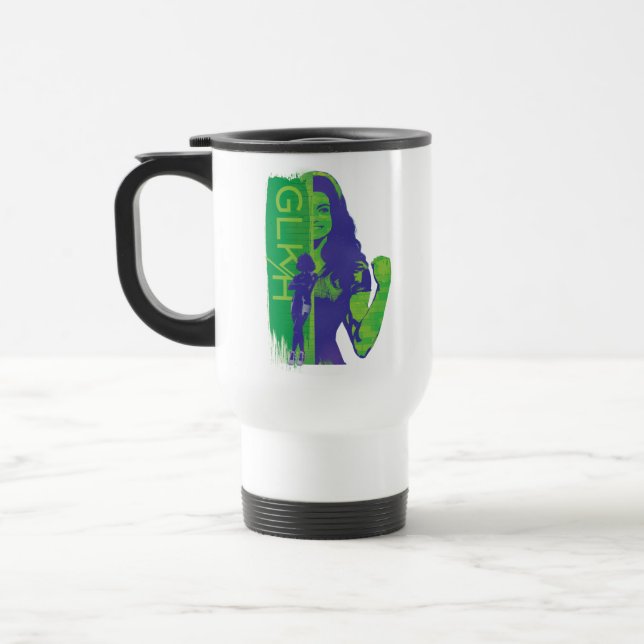 Jennifer Walters She-Hulk GLKH Graphic Travel Mug (Left)