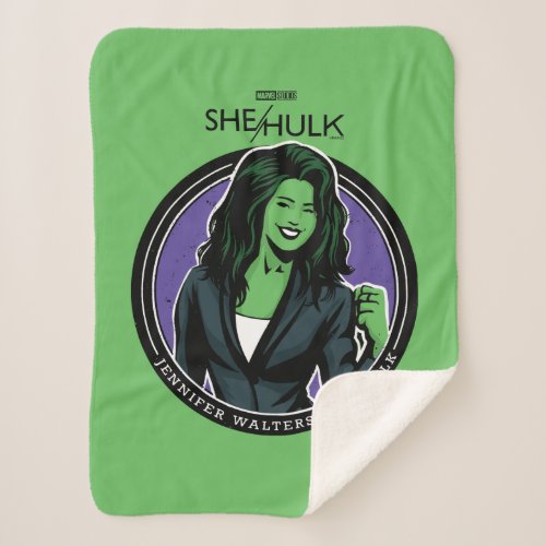 Jennifer Walters She_Hulk Graphic Sherpa Blanket