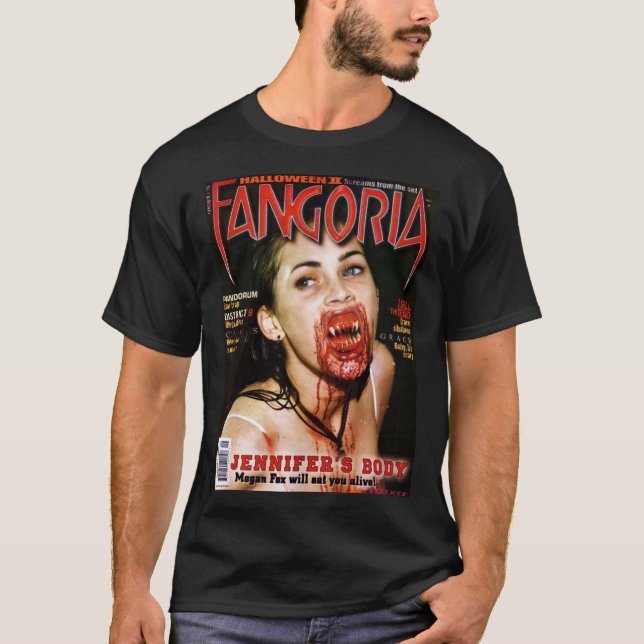 Jennifer&X27;S Body Megan Fox Magazine Cover Essen T-Shirt (Front)