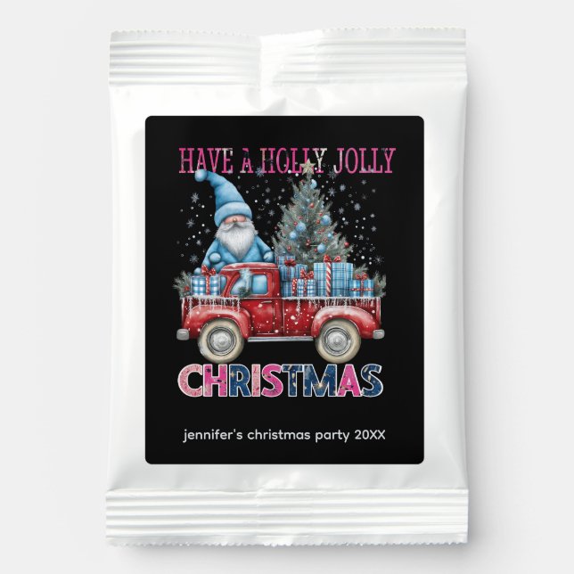 jennifer's christmas hot cocoa drink mix design (Front)