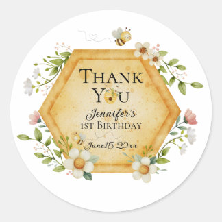 Jennifer's Sweet to Bee One Favor Label