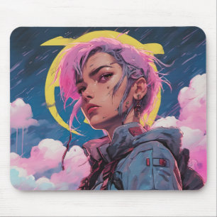 Jenny Cyberpunk Mouse Carpet Mouse Pad