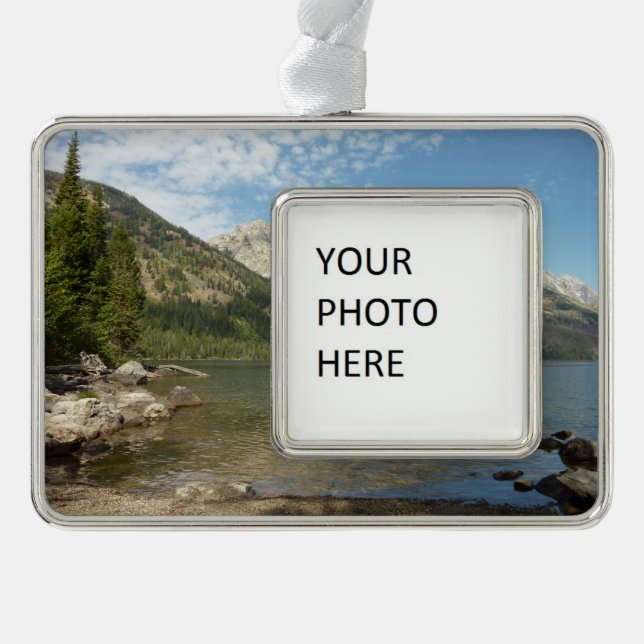 Jenny Lake at Grand Teton National Park Christmas Ornament (Front)