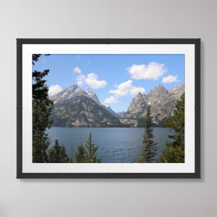 Jenny Lake at Grand Teton National Park Framed Art