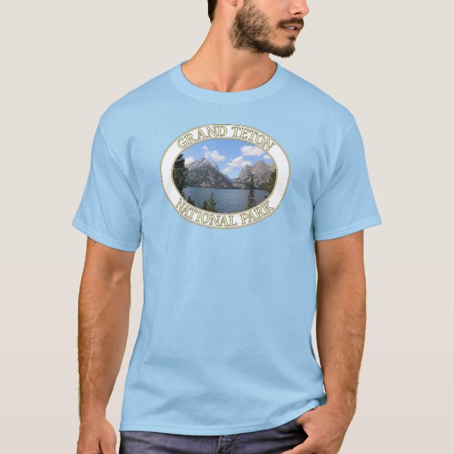 Jenny Lake at Grand Teton National Park in Wyoming T-Shirt (Front)