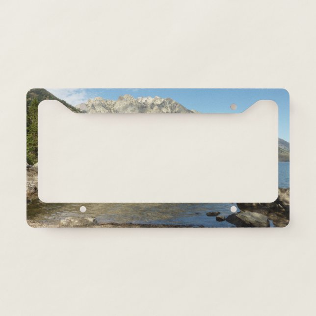 Jenny Lake at Grand Teton National Park License Plate Frame (Front)