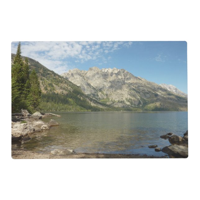 Jenny Lake at Grand Teton National Park Placemat (Front)