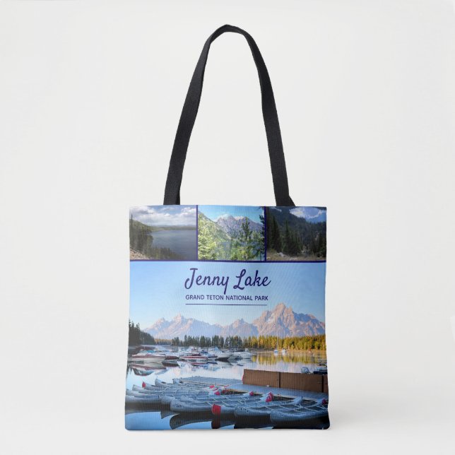 Jenny Lake | Grand Teton Mountains Tote Bag (Front)