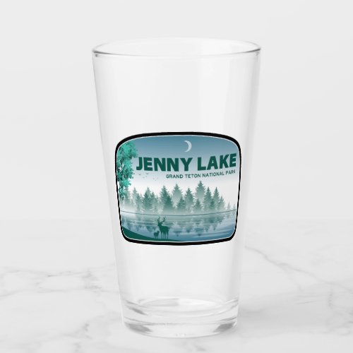 Jenny Lake Grand Teton National Park Deer Glass