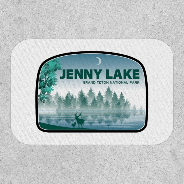 Jenny Lake Grand Teton National Park Deer Patch (Front)