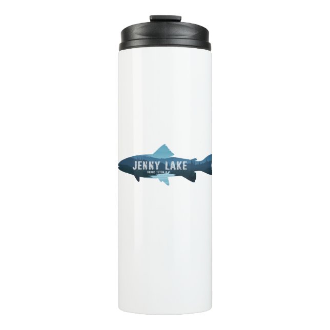 Jenny Lake Grand Teton National Park Fish Thermal Tumbler (Front)
