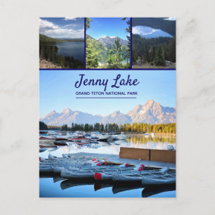 Jenny Lake Grand Teton National Park Mountains Postcard