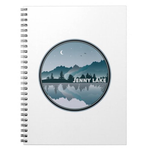 Jenny Lake Grand Teton National Park Reflection Notebook