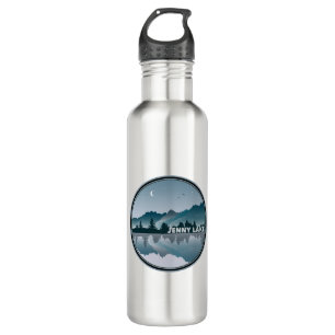 Jenny Lake Grand Teton National Park Reflection Stainless Steel Water Bottle