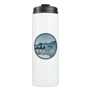 Jenny Lake Grand Teton National Park Reflection Thermal Tumbler