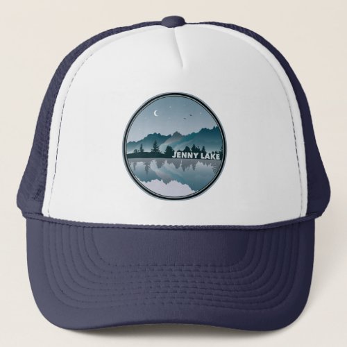 Jenny Lake Grand Teton National Park Reflection Trucker Hat