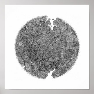 Jenny Lawson print. Going in circles. Poster