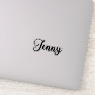 Jenny Name - Handwritten Calligraphy Sticker