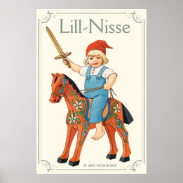 Jenny Nyström Lill-Nisse riding to war CC0316 Poster