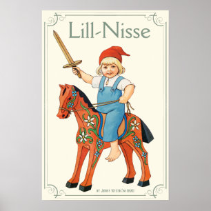 Jenny Nyström Lill-Nisse riding to war CC0316 Poster