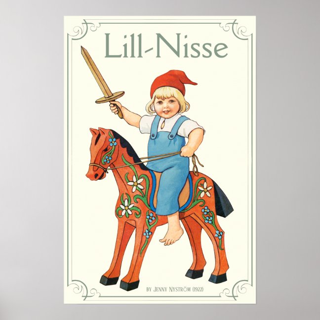 Jenny Nystr&#246;m Lill-Nisse riding to war CC0316 Poster