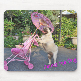 Jenny The Pug - Mouse Pad