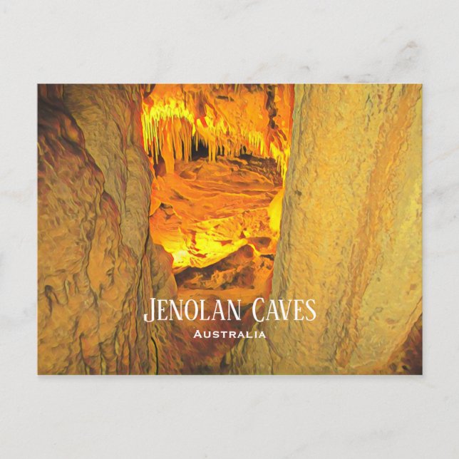 Jenolan Caves limestone caves Australia Postcard (Front)