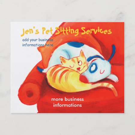 Jen's Pet Sitting Services Flyer