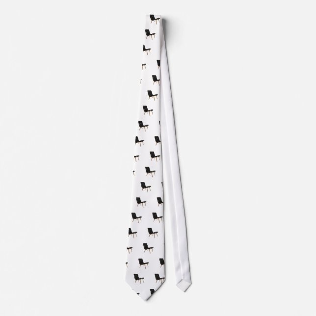 JENS RISOM by Knoll Mid-Century Modern Strap Chair Neck Tie (Front)
