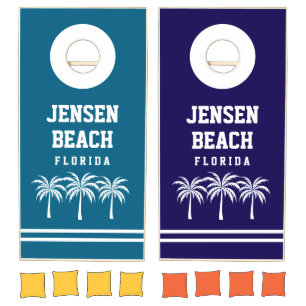 Jensen Beach Florida Cornhole Set