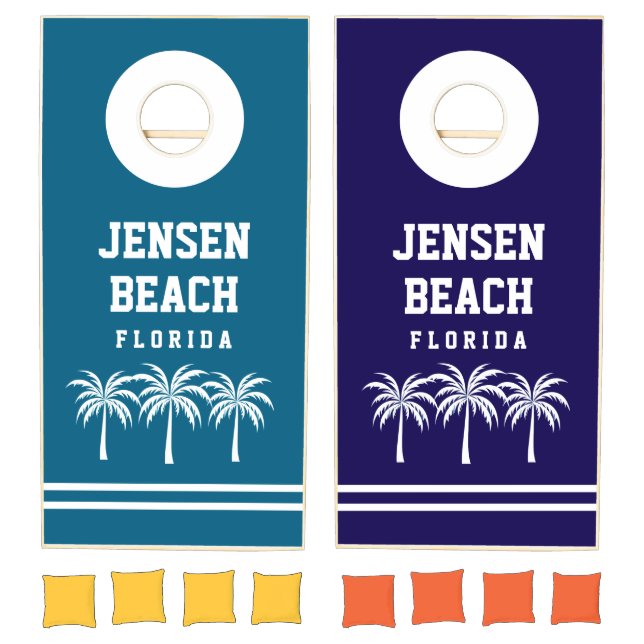 Jensen Beach Florida Cornhole Set (Set)