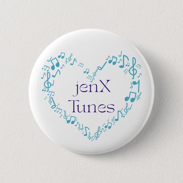 jenX Tunes Button (Front)