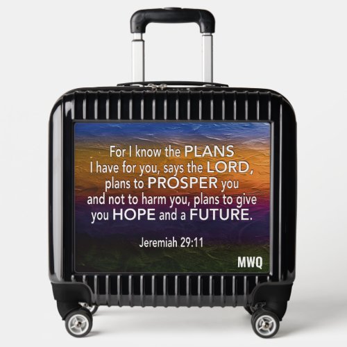  Jer 2911 FOR I KNOW THE PLANS Christian Cabin Luggage
