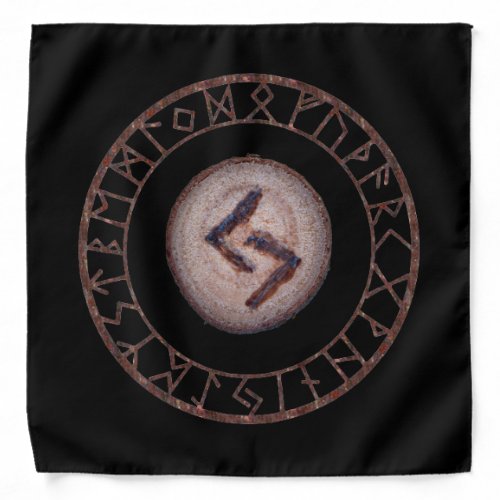 Jera _ Elder Futhark rune Bandana