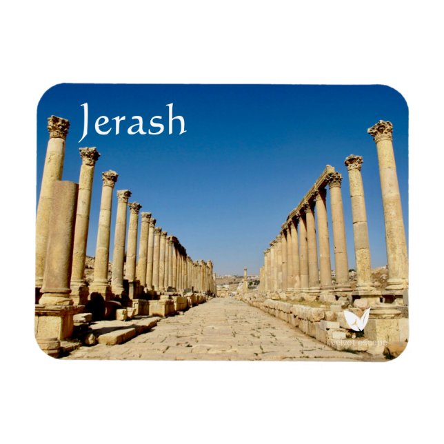 Jerash in Jordan magnet by Velvet Escape (Horizontal)