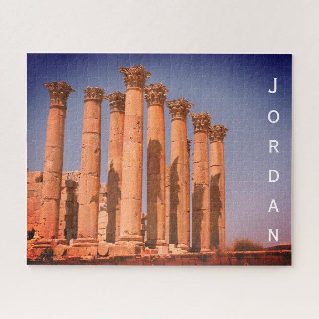 jerash roman columns jigsaw puzzle (Horizontal)