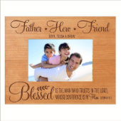 Jeremiah 12:7 Thoughtful 5x7 Cherry Picture Frame (Front)