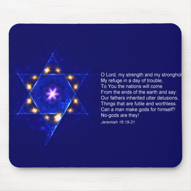 Jeremiah 16 mouse pad (Front)