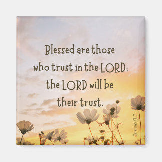 Jeremiah 17:7 2" magnet