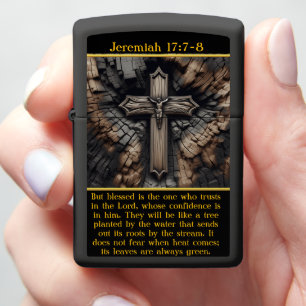 Jeremiah 17:7-8 But blessed is the one who trust Zippo Lighter