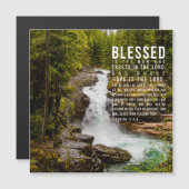 Jeremiah 17:7-8 Christian Bible Scripture Nature (Front/Back)