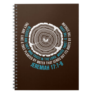 Jeremiah 17:7-8 Tree Rings Notebook